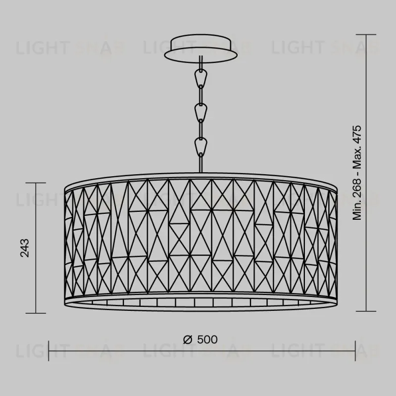 Подвесная люстра Maytoni MOD184-PL-04-CH MOD184-PL-04-CH