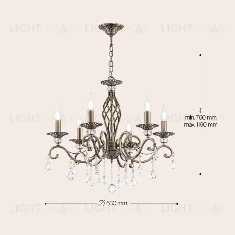 Подвесная люстра Maytoni RC247-PL-06-R RC247-PL-06-R