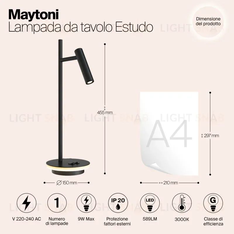 Настольная лампа Maytoni Z010TL-L8B3K Z010TL-L8B3K