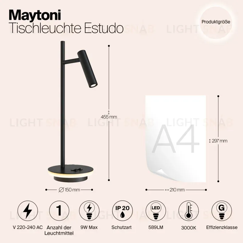 Настольная лампа Maytoni Z010TL-L8B3K Z010TL-L8B3K