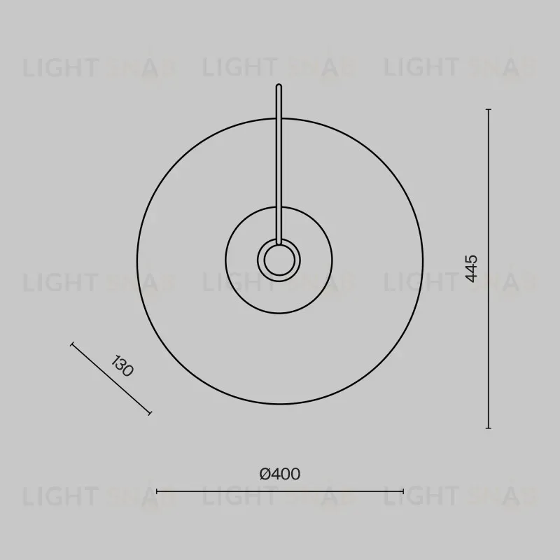 Бра Maytoni MOD305WL-01CH MOD305WL-01CH