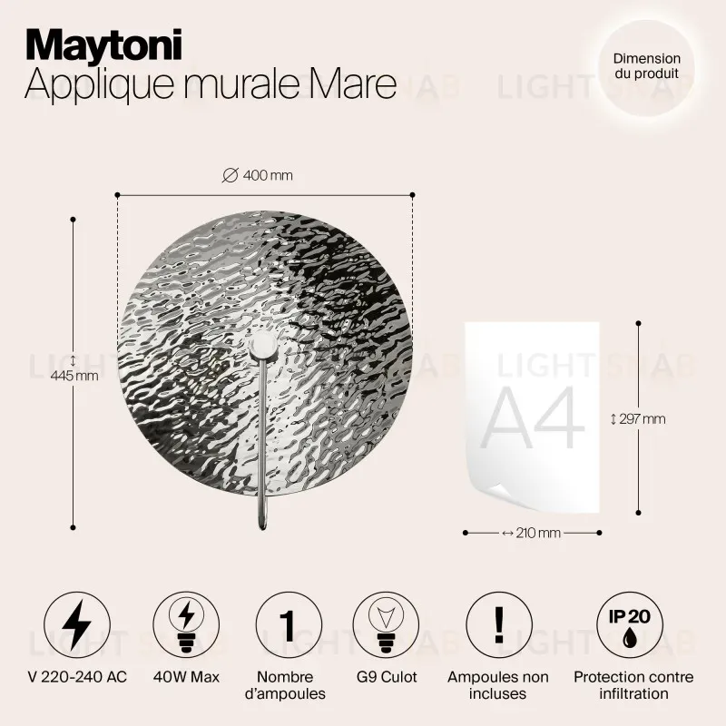 Бра Maytoni MOD305WL-01CH MOD305WL-01CH
