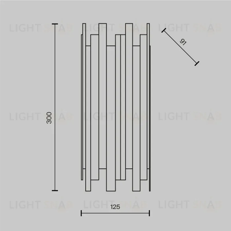 Бра Maytoni MOD136WL-01BS MOD136WL-01BS