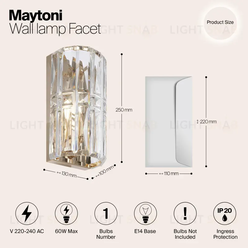 Бра Maytoni MOD094WL-01G MOD094WL-01G