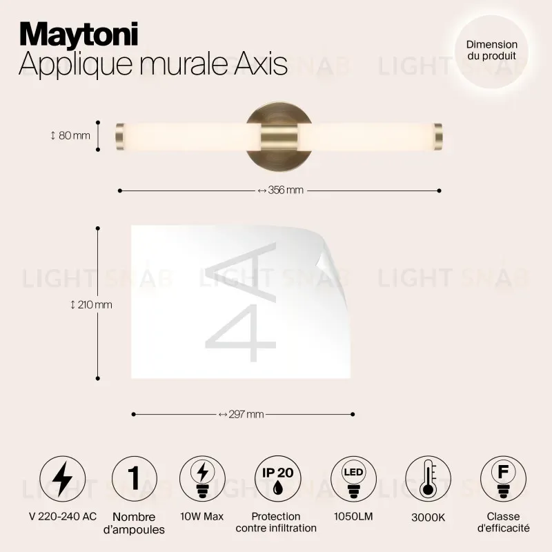 Бра Maytoni MOD106WL-L10G3K MOD106WL-L10G3K