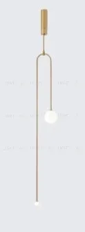Подвесной светильник LINES 1 1200, золото LINES 1-1200, золото