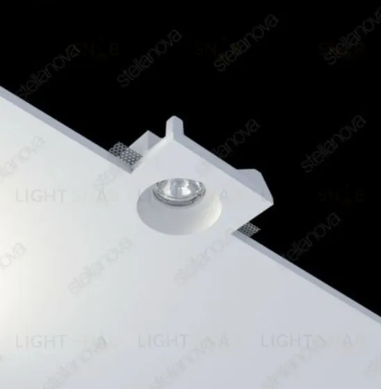 SN006  Встраиваемый потолочный гипсовый светильник Izar Flat SN006