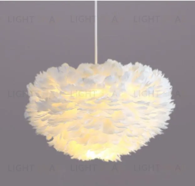 Подвесной светильник Aerial 50см белый LSPDL2003-50w