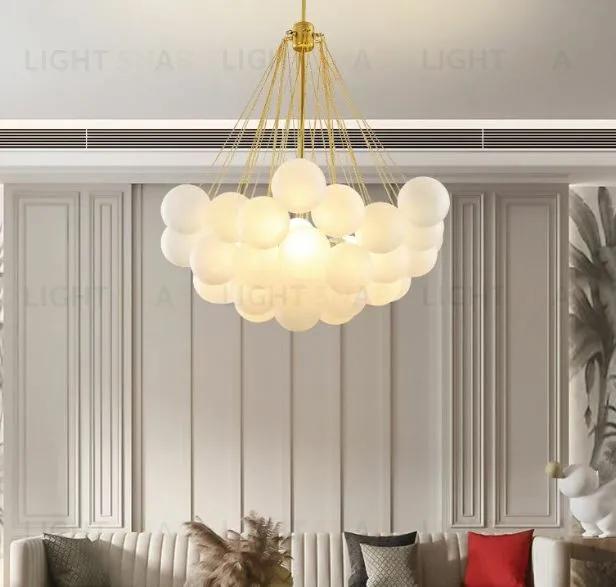 Люстра Bond 100 см золото/белый L1323-100G