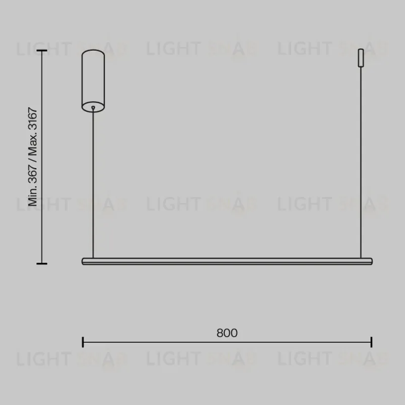 Подвесной светильник Maytoni MOD246PL-L16BK 