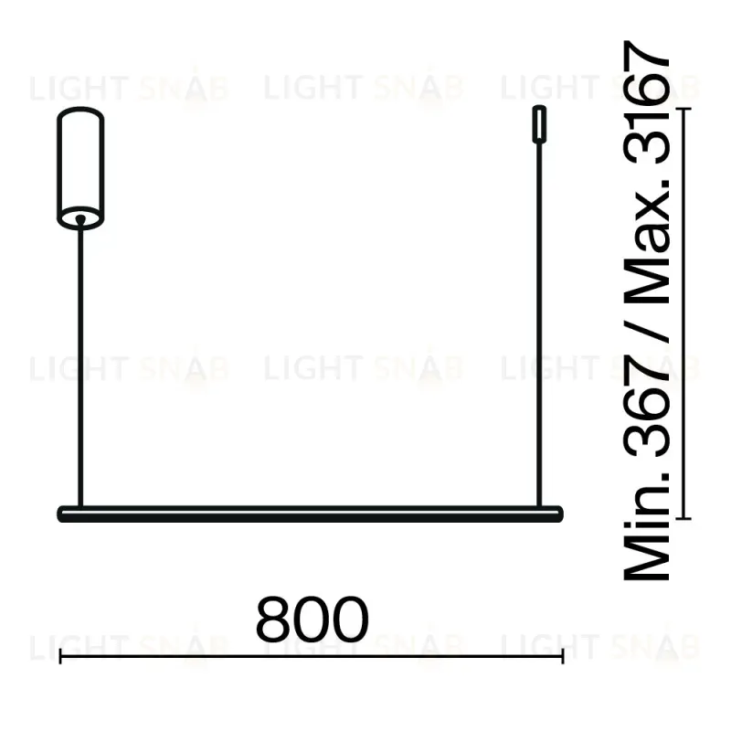 Подвесной светильник Maytoni MOD246PL-L16BK 
