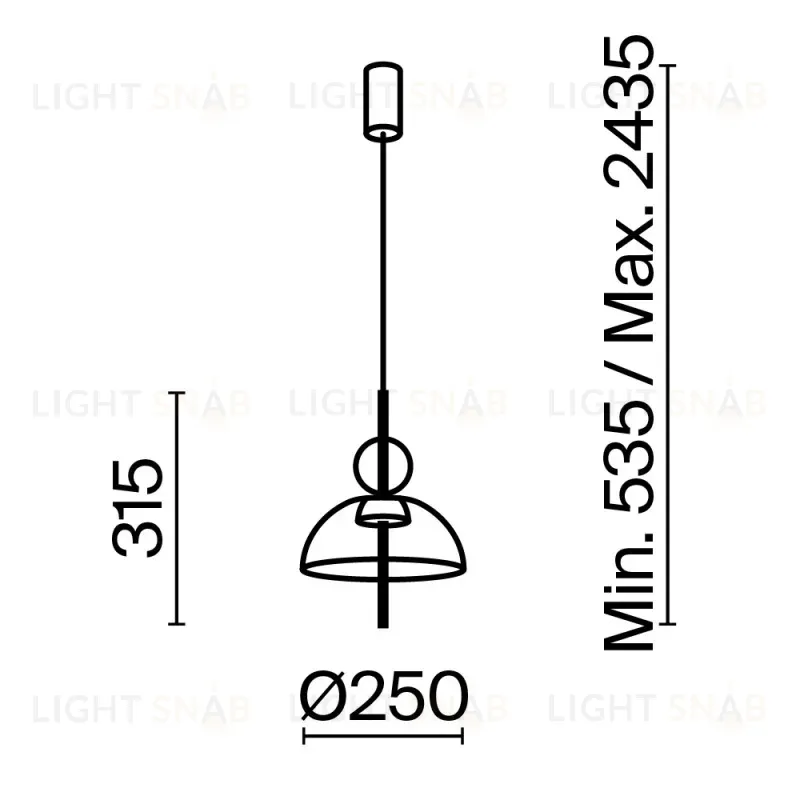Подвесной светильник Maytoni MOD185PL-L6B3K4 MOD185PL-L6B3K4