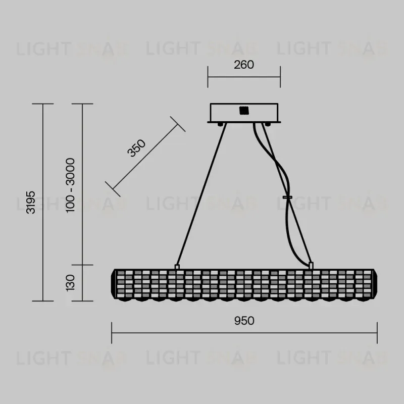 Подвесная люстра Maytoni MOD336PL-L130G3K MOD336PL-L130G3K