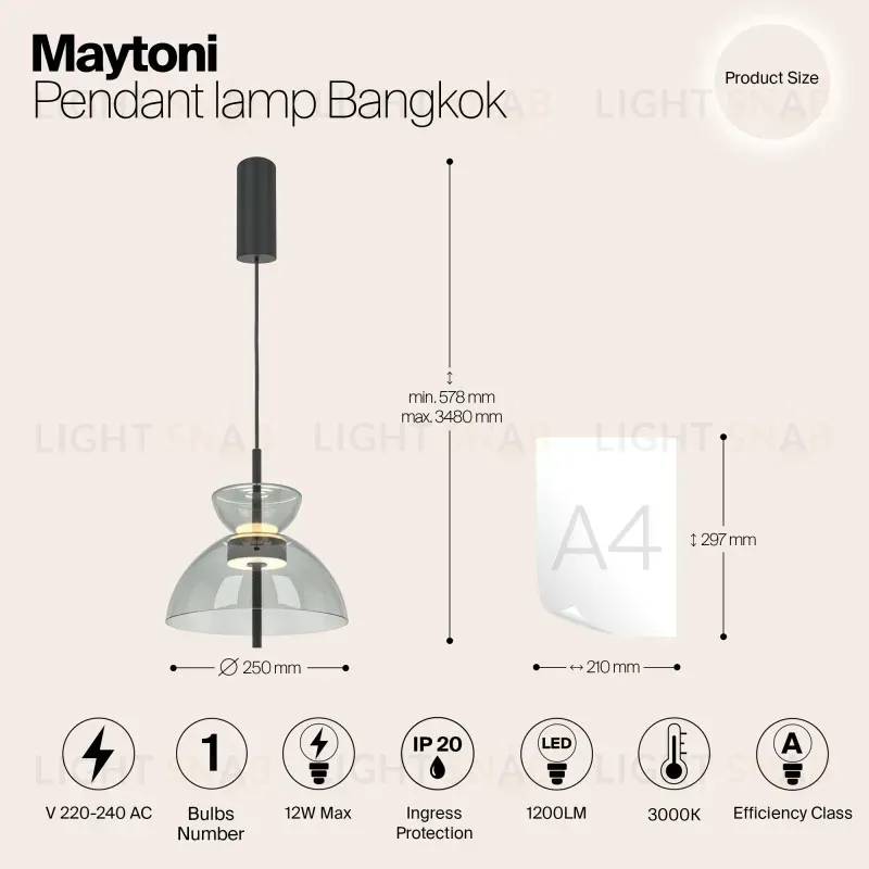 Подвесной светильник Maytoni MOD185PL-L11B3K2 MOD185PL-L11B3K2