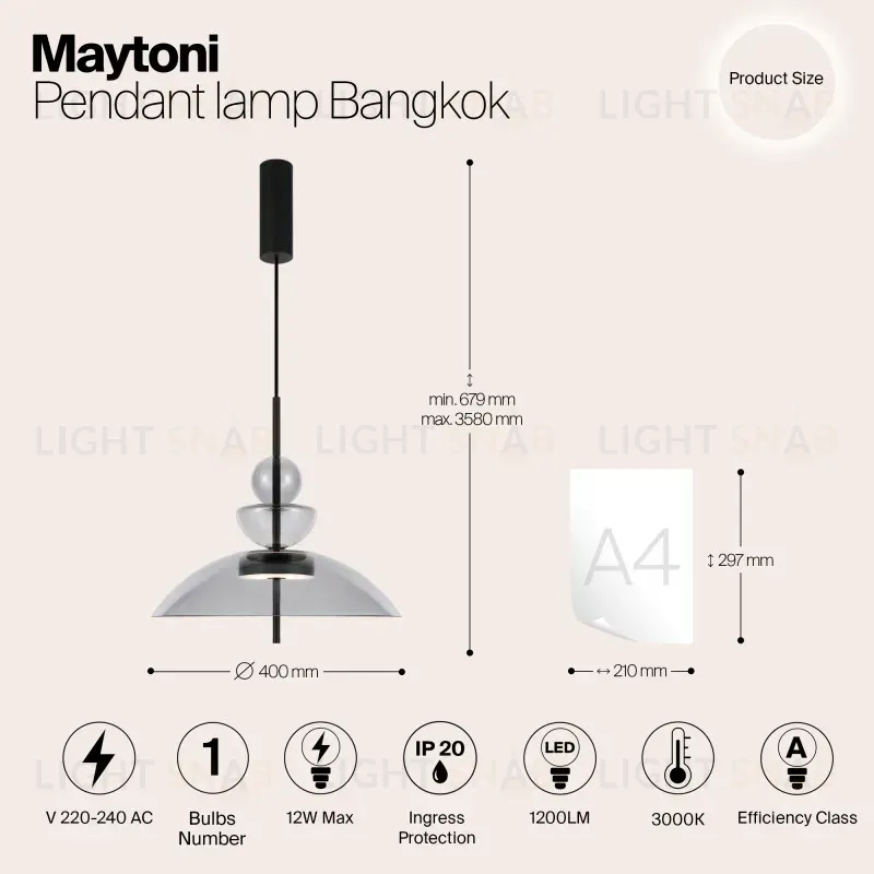 Подвесной светильник Maytoni MOD185PL-L11B3K3 MOD185PL-L11B3K3