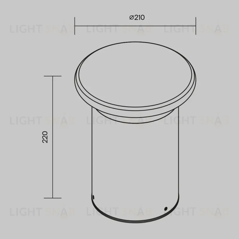 Садово-парковый светильник Maytoni O460FL-L10GF3K O460FL-L10GF3K