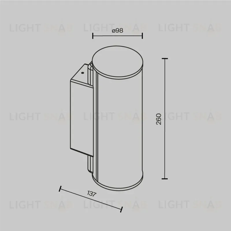 Светильник настенный Maytoni O434WL-L12GF3K O434WL-L12GF3K