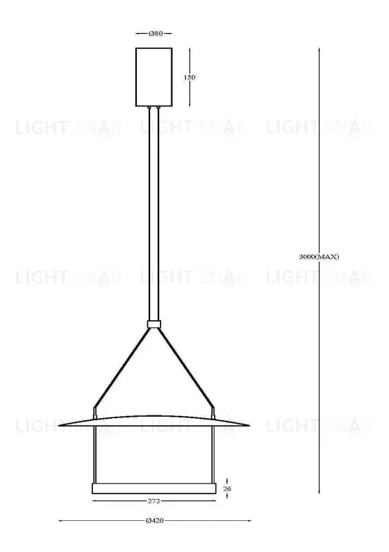 Подвесной светильник Maytoni MOD280PL-L23B3K MOD280PL-L23B3K