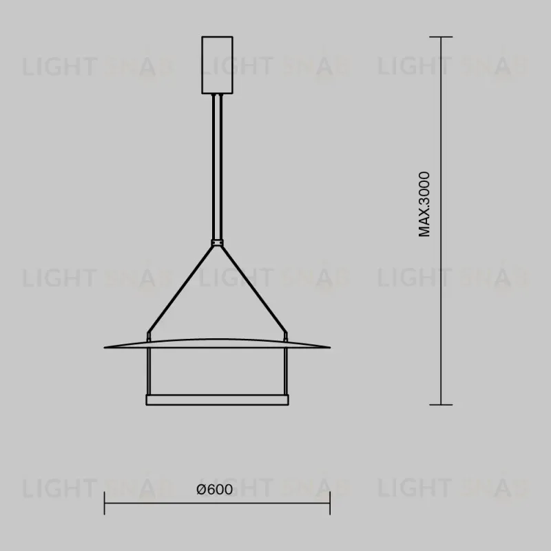 Подвесной светильник Maytoni MOD280PL-L30B3K MOD280PL-L30B3K