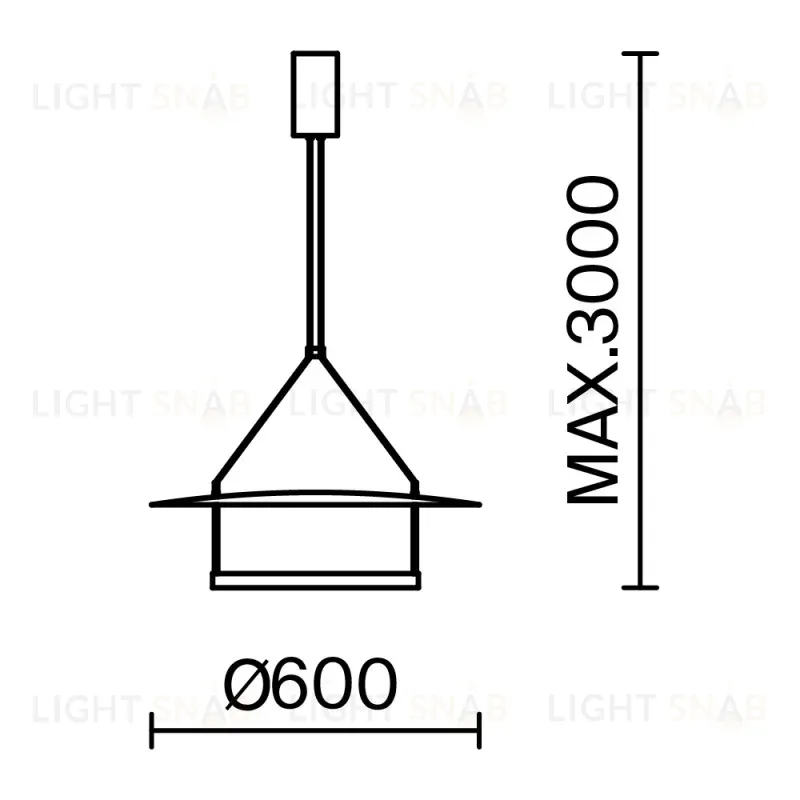 Подвесной светильник Maytoni MOD280PL-L30B3K MOD280PL-L30B3K