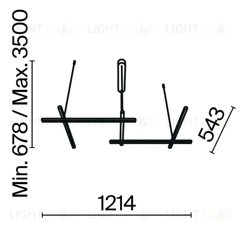 Подвесной светильник Maytoni MOD278PL-L50G3K MOD278PL-L50G3K
