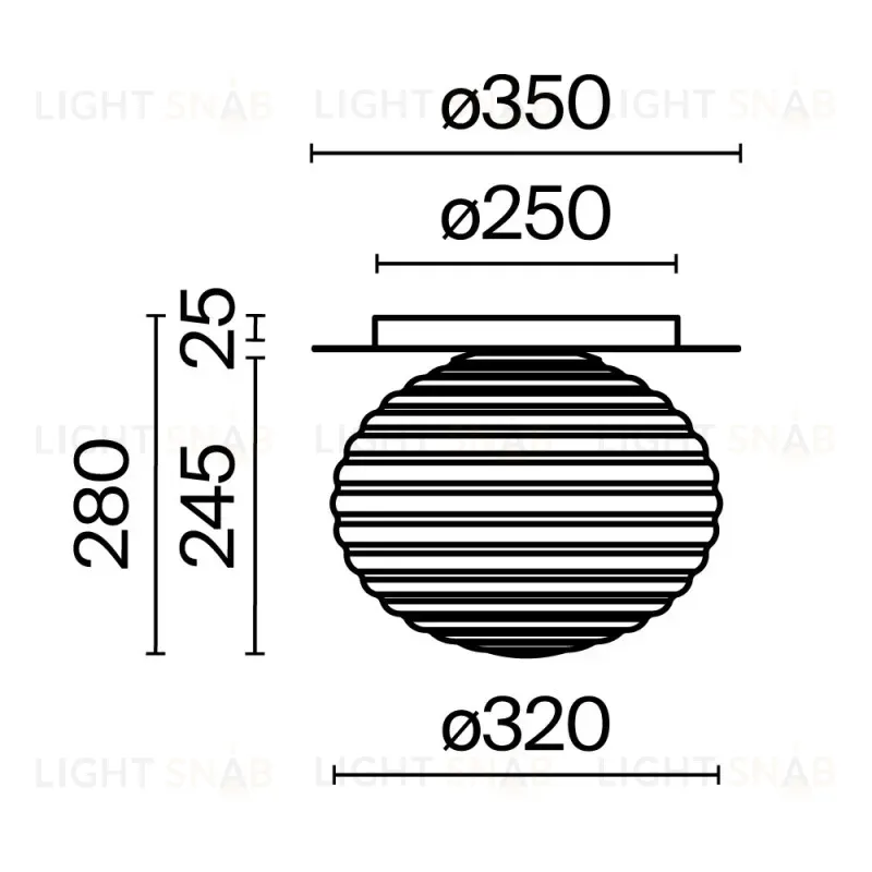 Накладной светильник Maytoni MOD268CL-01B MOD268CL-01B