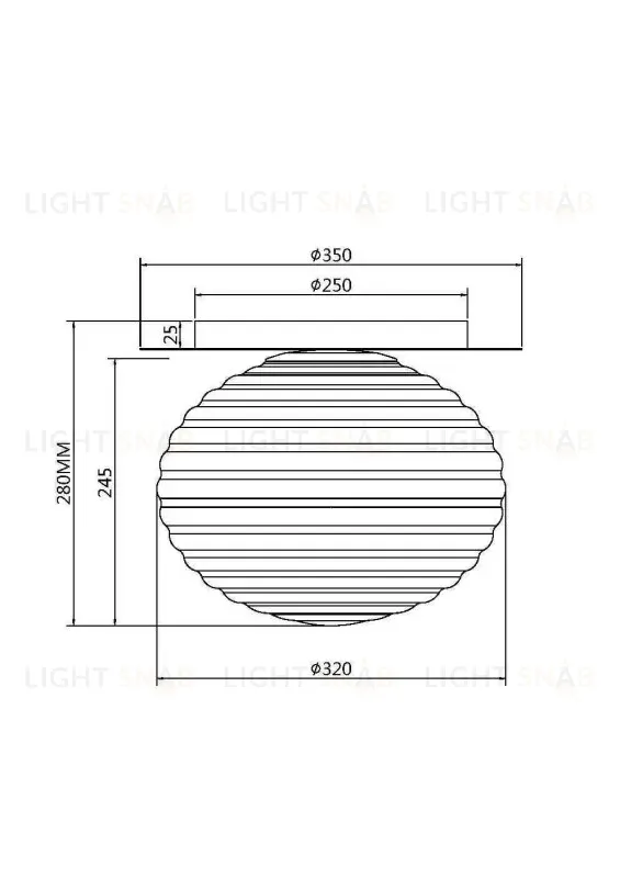 Накладной светильник Maytoni MOD268CL-01B MOD268CL-01B