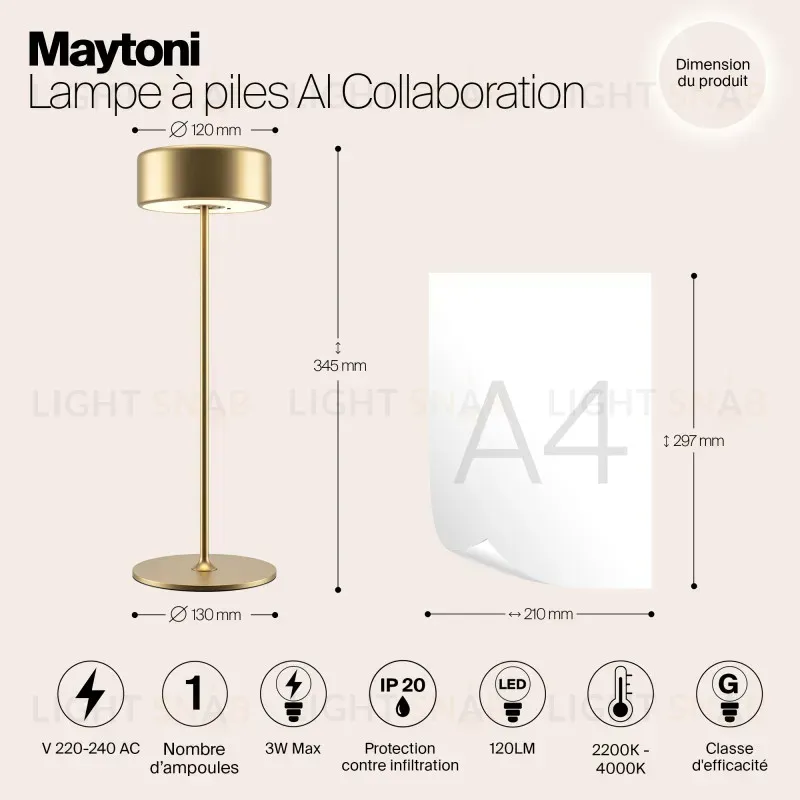 Настольная лампа Maytoni MOD229TL-L3G3K2 MOD229TL-L3G3K2