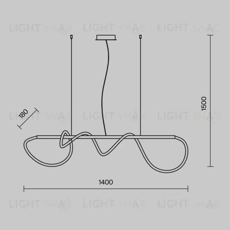 Подвесной светильник Maytoni MOD146PL-L30B3K MOD146PL-L30B3K