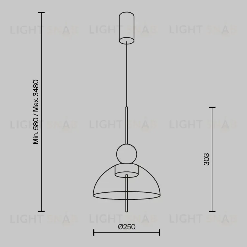 Подвесной светильник Maytoni MOD185PL-L6B3K1 MOD185PL-L6B3K1