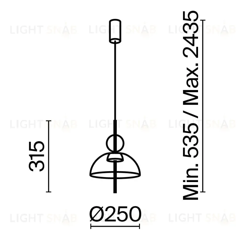 Подвесной светильник Maytoni MOD185PL-L6B3K1 MOD185PL-L6B3K1