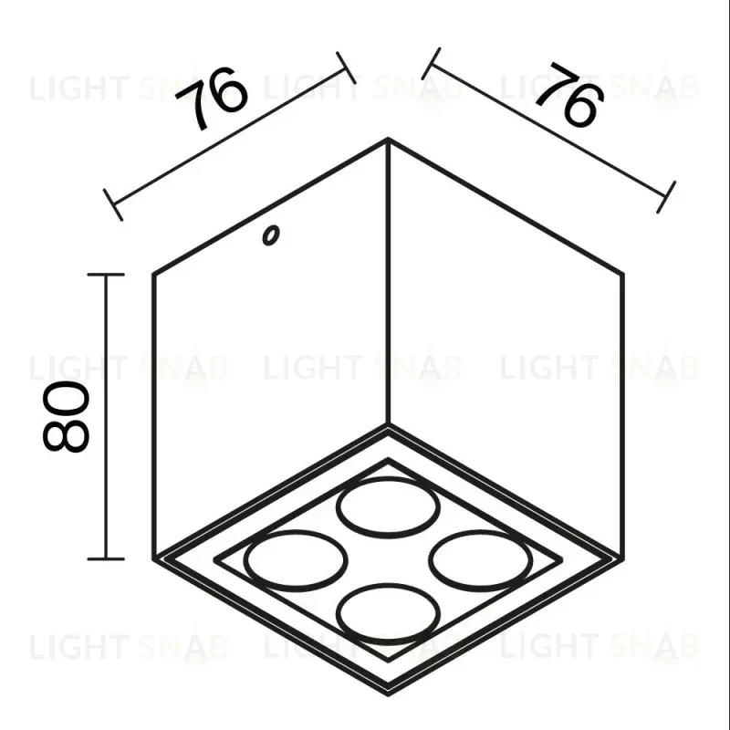 Накладной уличный светильник Maytoni O309CL-L8GF3K O309CL-L8GF3K