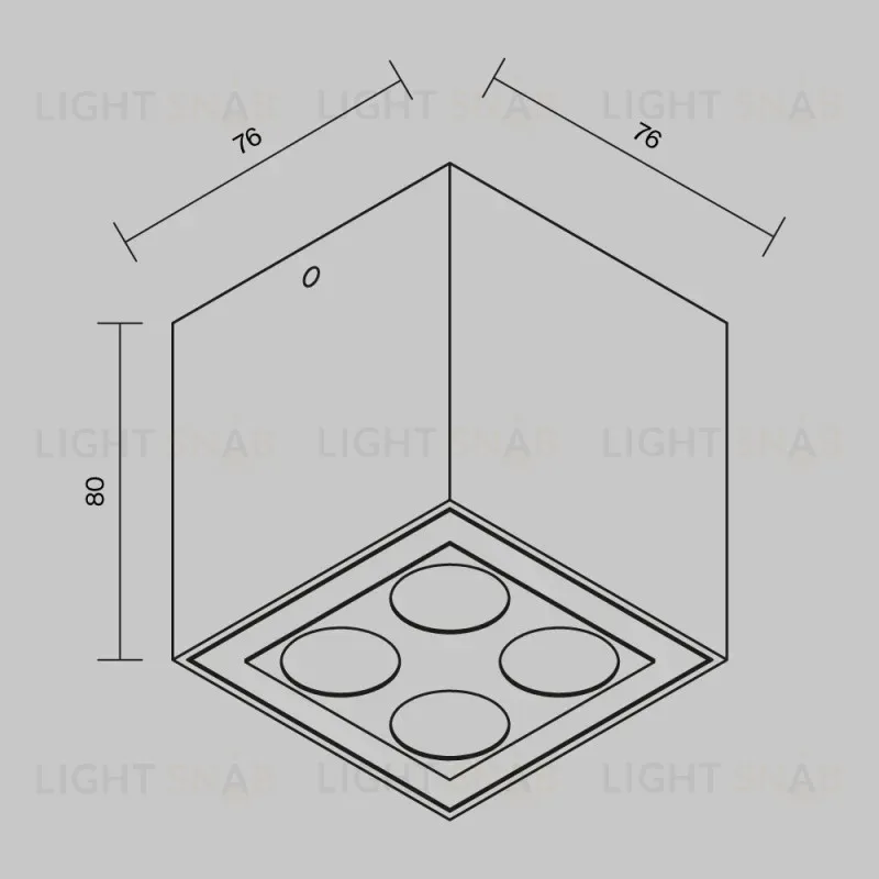 Накладной уличный светильник Maytoni O309CL-L8GF3K O309CL-L8GF3K