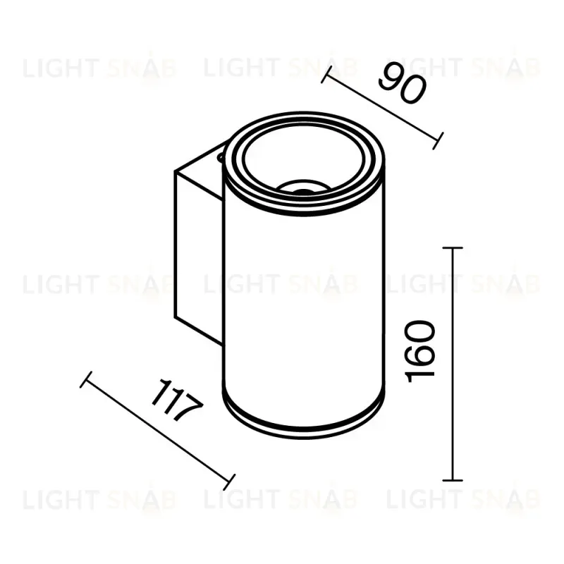 Светильник настенный Maytoni O303WL-L10W3K O303WL-L10W3K