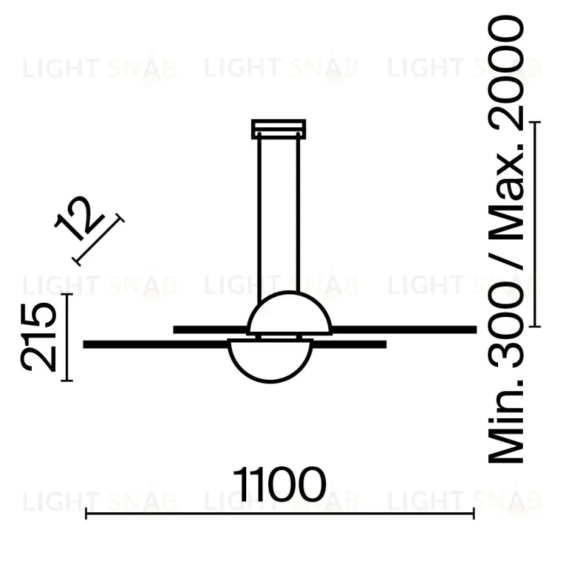 Подвесной светильник Maytoni MOD179PL-L26W4K MOD179PL-L26W4K