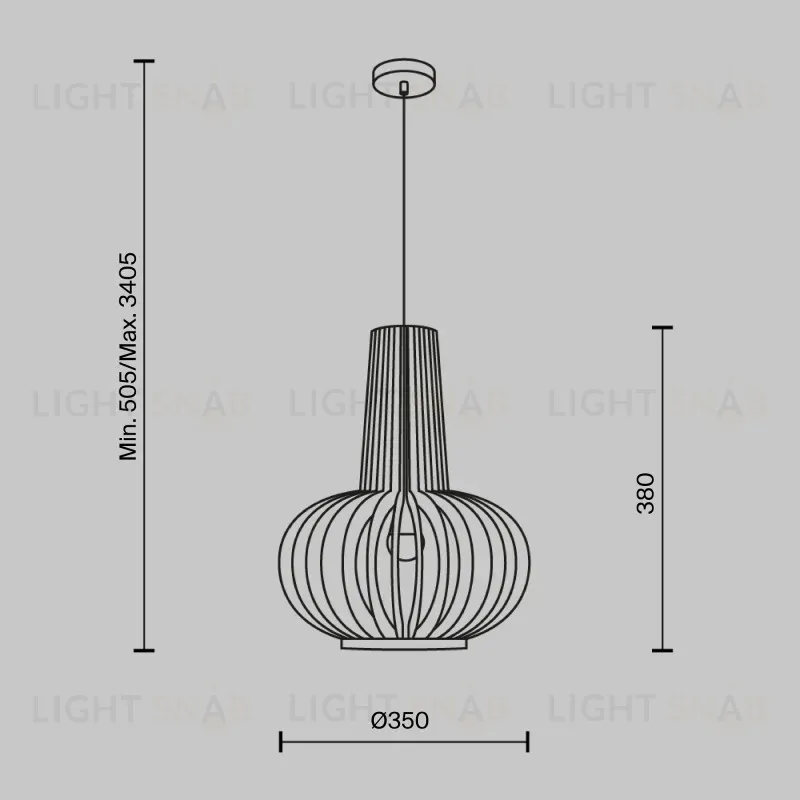 Подвесной светильник Maytoni MOD193PL-01W1 MOD193PL-01W1