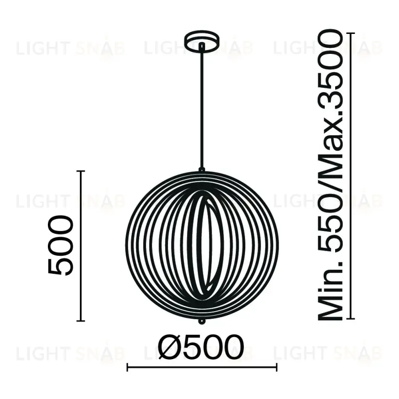 Подвесной светильник Maytoni MOD197PL-01W1 MOD197PL-01W1