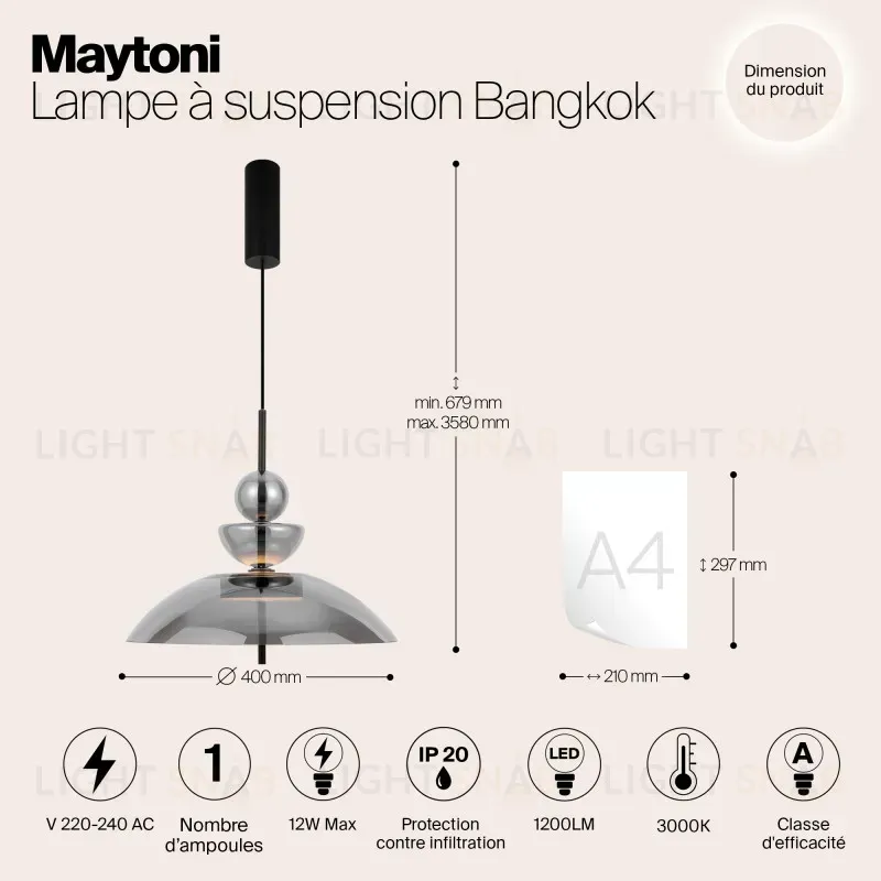 Подвесной светильник Maytoni MOD185PL-L6B3K6 MOD185PL-L6B3K6