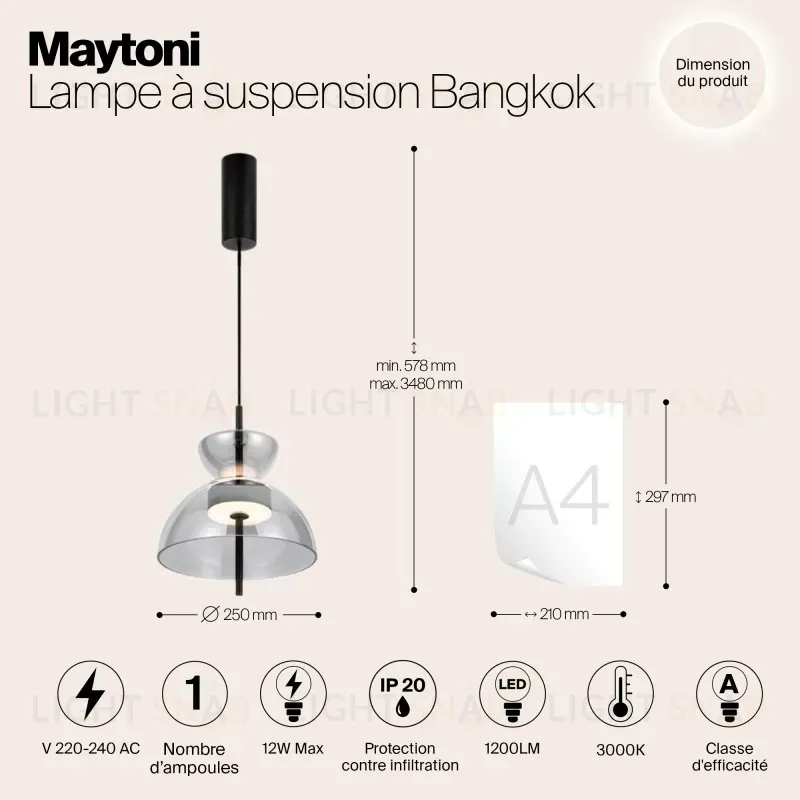 Подвесной светильник Maytoni MOD185PL-L6B3K5 MOD185PL-L6B3K5