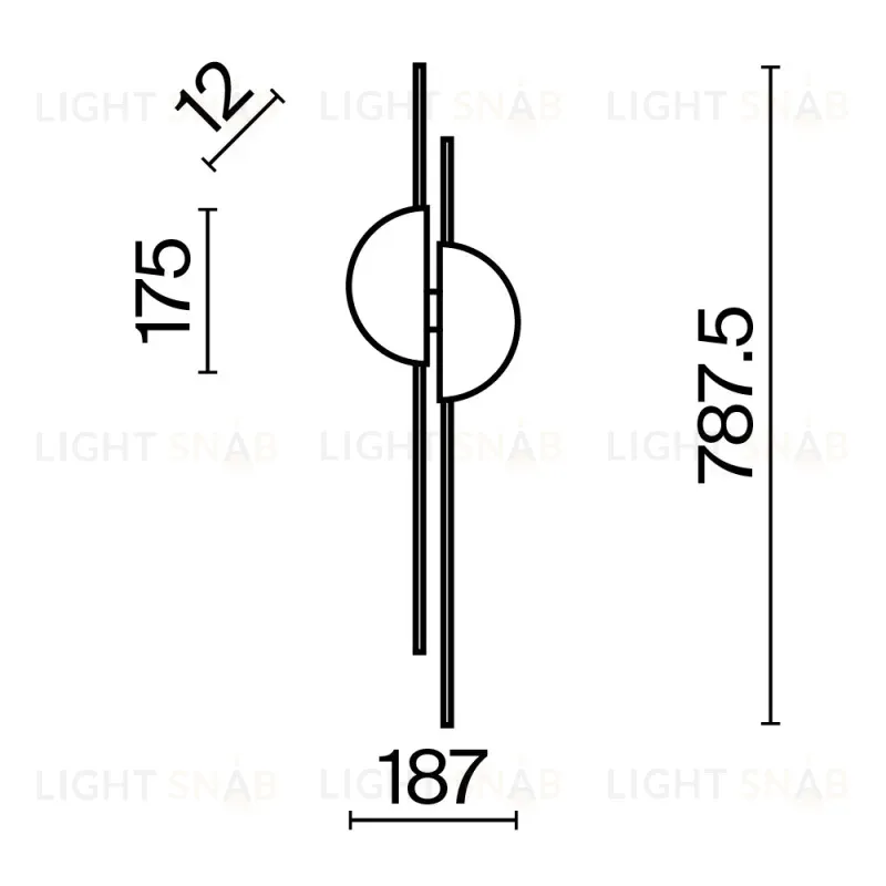 Бра Maytoni MOD179WL-L22BS4K MOD179WL-L22BS4K
