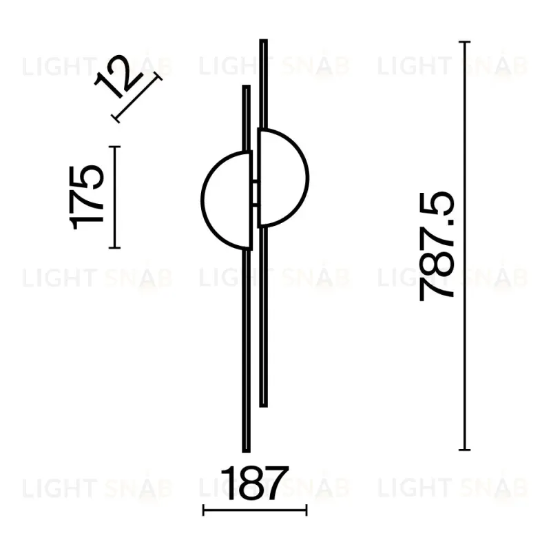 Бра Maytoni MOD179WL-L22BS4K1 MOD179WL-L22BS4K1