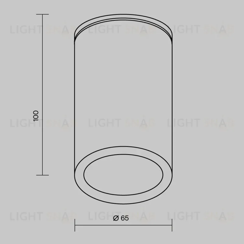Накладной уличный светильник Maytoni O307CL-01B O307CL-01B