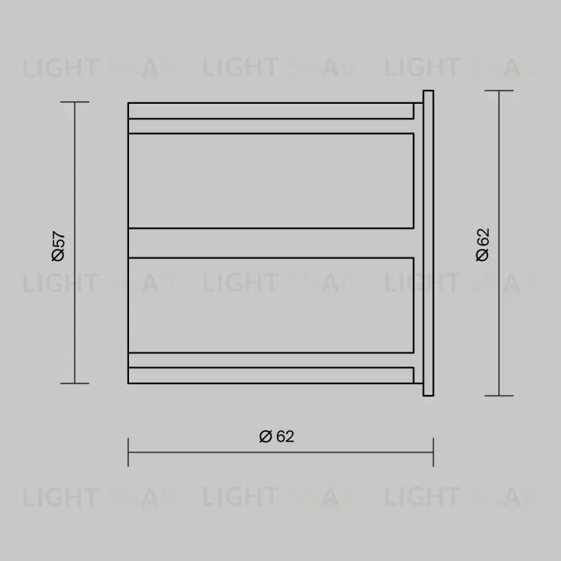 Светильник для ступеней Maytoni O037-L3B3K O037-L3B3K