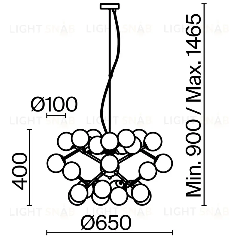 Подвесная люстра Maytoni MOD545PL-24G MOD545PL-24G