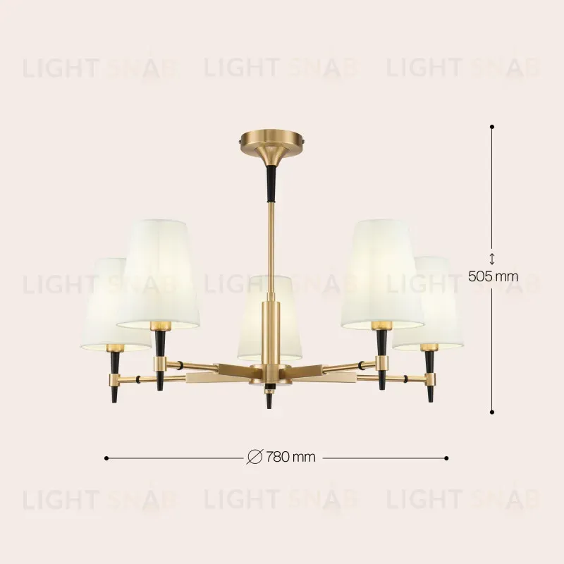 Люстра на штанге Maytoni H001CL-05BS H001CL-05BS