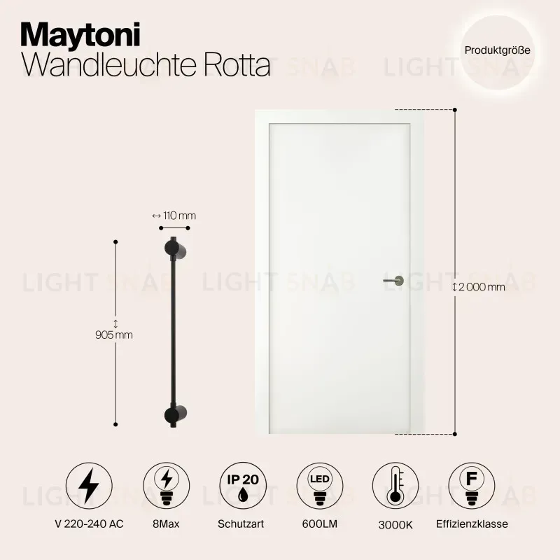 Бра Maytoni MOD413WL-L8B3K MOD413WL-L8B3K