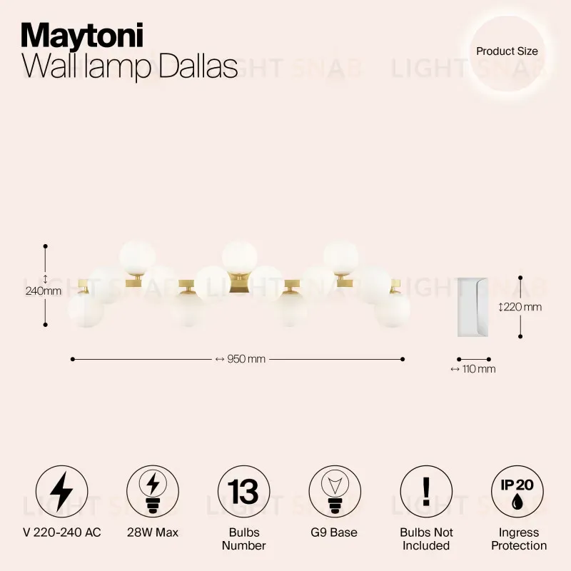 Бра Maytoni MOD547WL-13BS MOD547WL-13BS