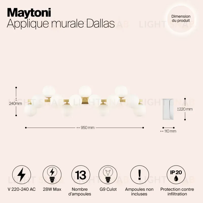 Бра Maytoni MOD547WL-13BS MOD547WL-13BS