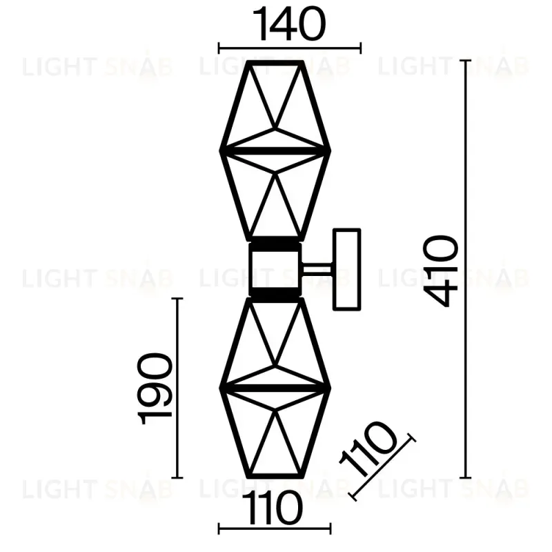 Бра Maytoni MOD325WL-02G MOD325WL-02G