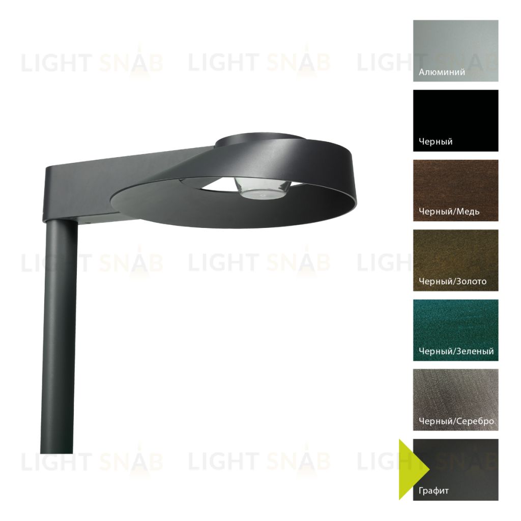 Фонарь для столба Norlys, SUNNFJORD GR (Графит) 1508GR